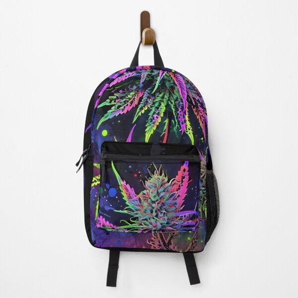 Aperçu de l'œuvre aquarelle néon marijuana 420 design créée et vendue par EccentricsByE.