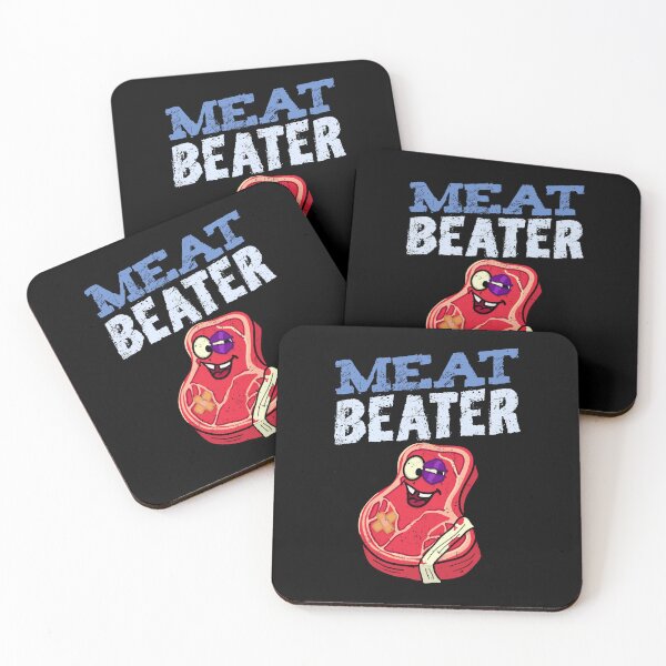 Item preview, Funny Meat Beater Cartoon Steak Meme designed and sold by wrestletoys.