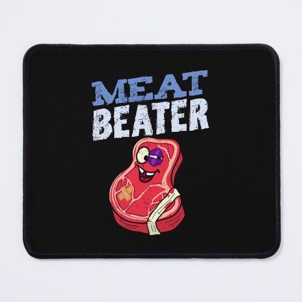 Item preview, Funny Meat Beater Cartoon Steak Meme designed and sold by wrestletoys.