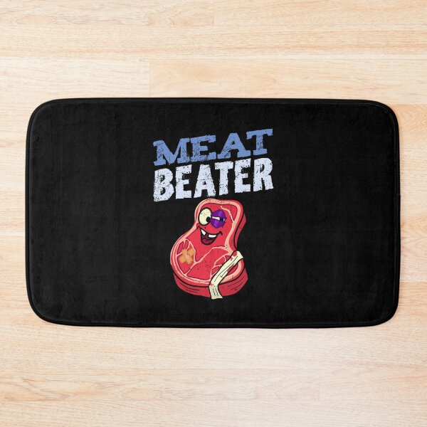 Item preview, Funny Meat Beater Cartoon Steak Meme designed and sold by wrestletoys.