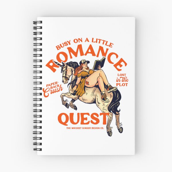 Item preview, Romance Quest Pinup Girl On Horse Book Reader Gift Shirt designed and sold by The Whiskey Ginger Design Shop.