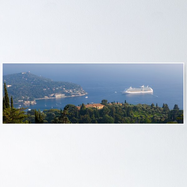 Item preview, Cruise ship moored at Villefranche-Sur-Mer, Côte D'Azur, France designed and sold by Justin Foulkes.