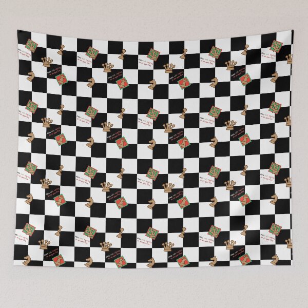 Item preview, Chess Nuts Roasting On An Open Fire - Black & White Board designed and sold by Tim Veiga.