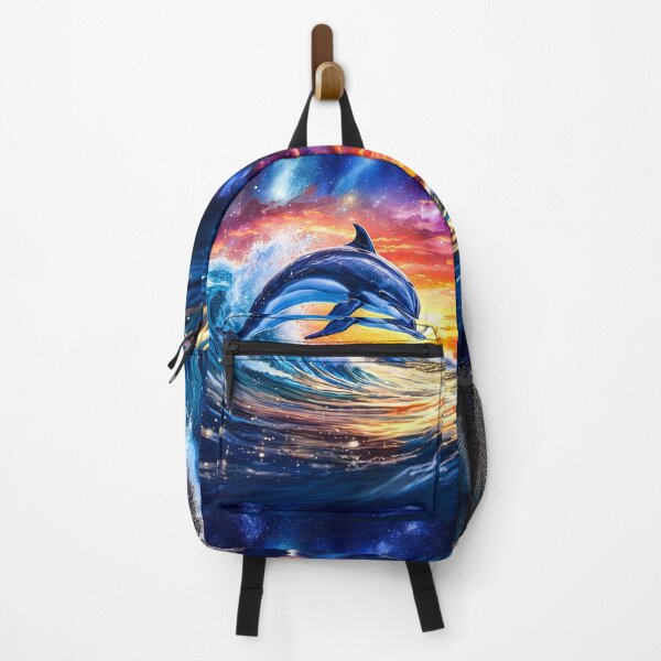 Item preview, Dolphin Playing in The Waves Design By Rich AMeN Gill designed and sold by RichAMeNGill.