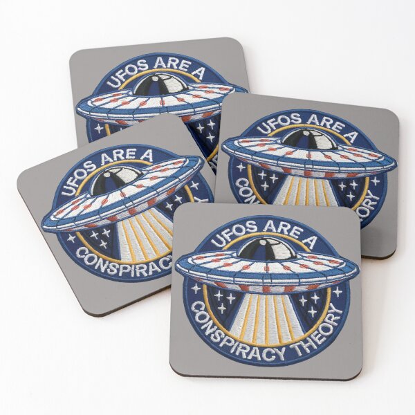 Item preview, UFOs Are A Conspiracy Theory - Embroidered Design - Patch Style designed and sold by wynter57.