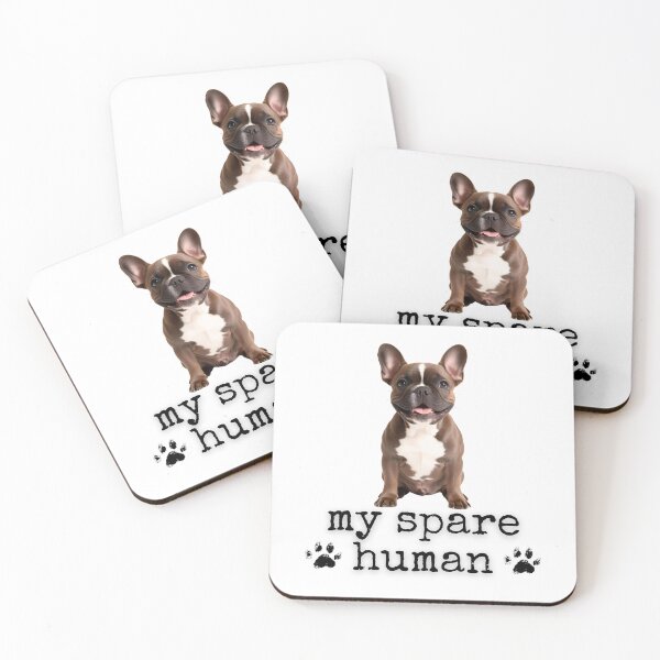 Item preview, Funny French Bulldog "My Spare Human" Design – Dog Lover Gift designed and sold by Fredster1966.