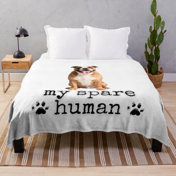 Item preview, Funny English Bulldog "My Spare Human" Design – Bulldog Lover Gift designed and sold by Fredster1966.