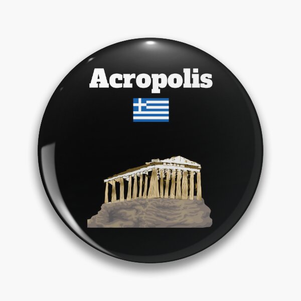 Item preview, Acropolis Greece holiday souvenir ancient Greek Greece flag  designed and sold by Artstastic.