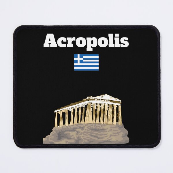 Item preview, Acropolis Greece holiday souvenir ancient Greek Greece flag  designed and sold by Artstastic.
