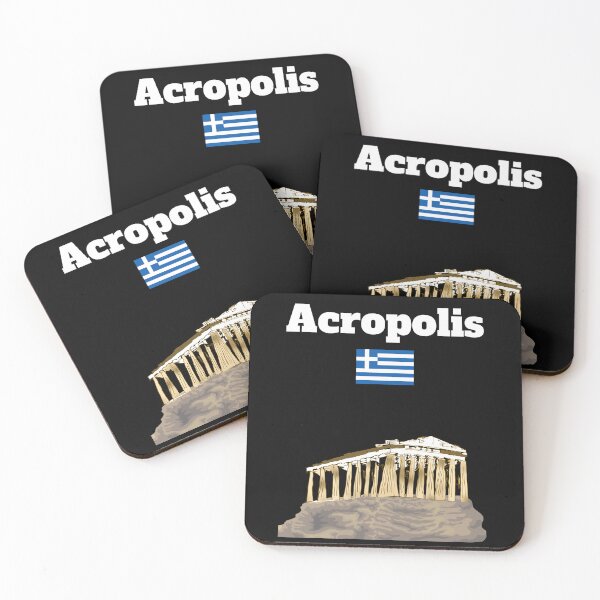 Artikelvorschau, Akropolis Griechenland Urlaub Souvenir antike griechische Griechenland Flagge entworfen und verkauft von Artstastic.