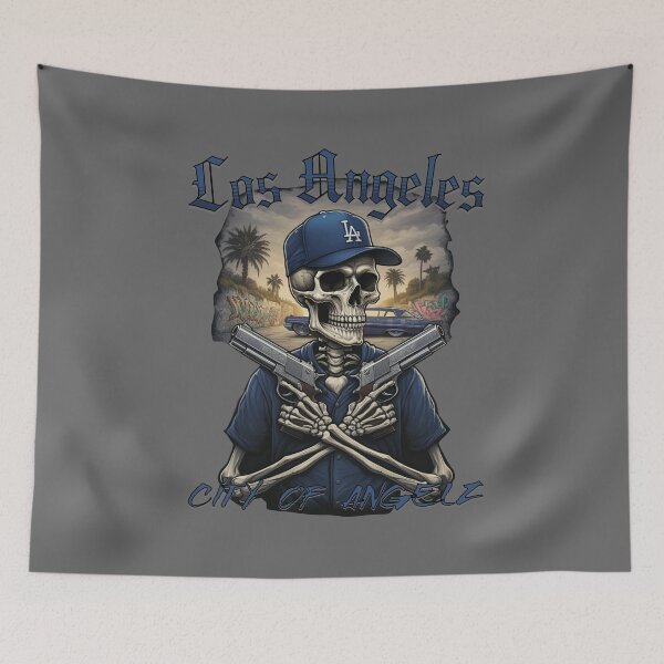 Item preview, City of Angelz, Chicano Art, Los Angeles, Raider Nation, L.A. County, California designed and sold by El Alkimizta Art Store.