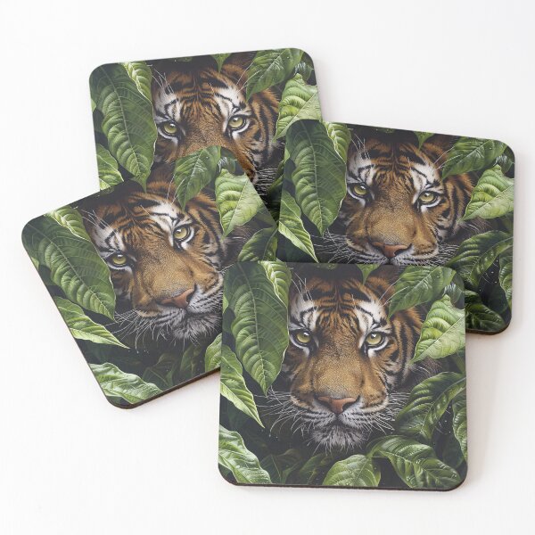 Item preview, tiger in the jungle designed and sold by CreativeGorillas.