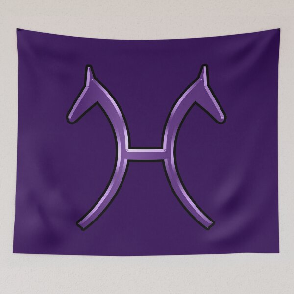 Item preview, Purple Hanoverian Warmblood Horse Brand designed and sold by DappledMoon.