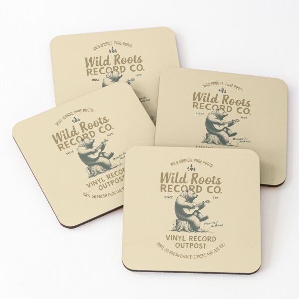 Item preview, Wild Roots Record Co. - Vinyl so fresh even the trees are jealous designed and sold by LivinLazy.
