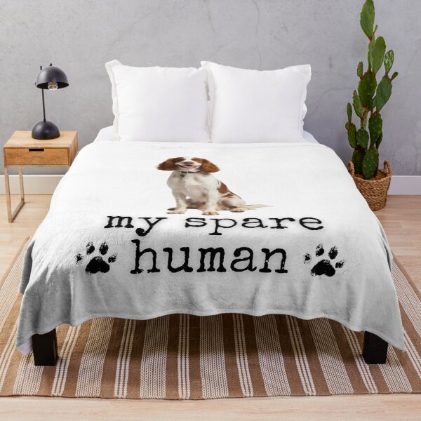 Item preview, Funny Brittany Dog "My Spare Human" Design – Dog Lover Humor designed and sold by Fredster1966.