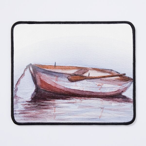 Item preview, Boat on lake designed and sold by NathBros.