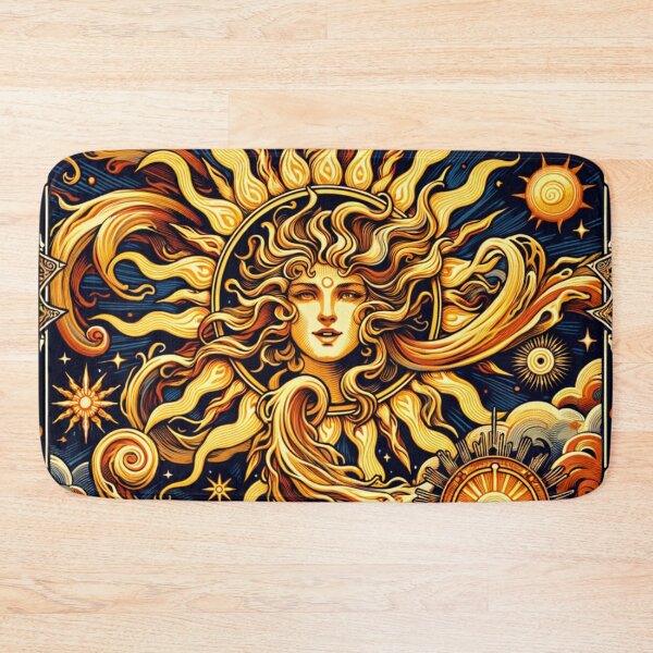 Item preview, The Sun Tarot Celestial Wall Hanging Mystical Sun Tarot Art Boho Spiritual Decor Astrology & Tarot Card designed and sold by AnalajiaDesigns.