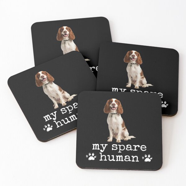 Item preview, Funny Brittany Dog "My Spare Human" Design – Dog Lover Humor designed and sold by Fredster1966.