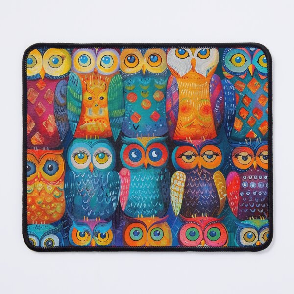 Item preview, Abstract Owls designed and sold by Myra365Art.