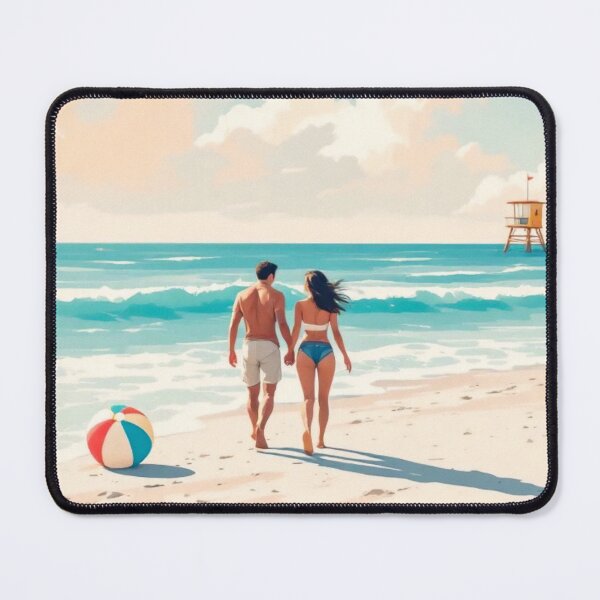 Item preview, Vintage Beach Holiday Postcards 11 designed and sold by SteadyRolling.