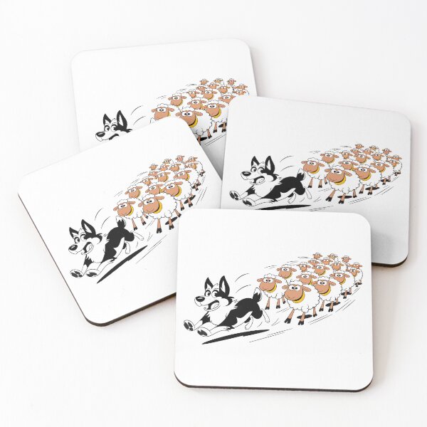 Item preview, Border Collie Herding Sheep designed and sold by WildlifeInc.