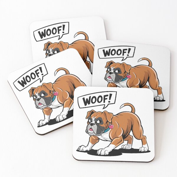 Item preview,  Energetic Boxer Dog Barking designed and sold by WildlifeInc.