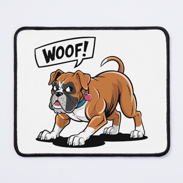 Item preview, Energetic Boxer Dog Barking designed and sold by WildlifeInc.