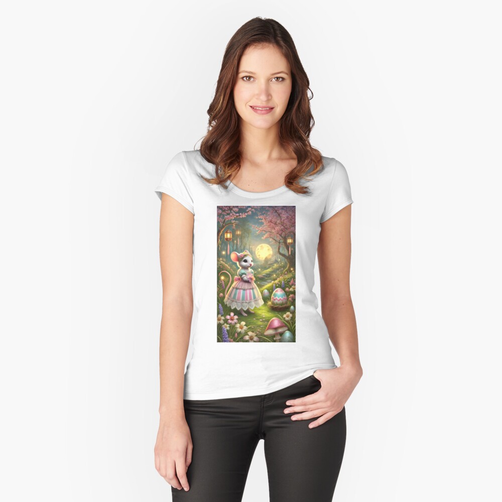 Item preview, Fitted Scoop T-Shirt designed and sold by phatpuppyart.