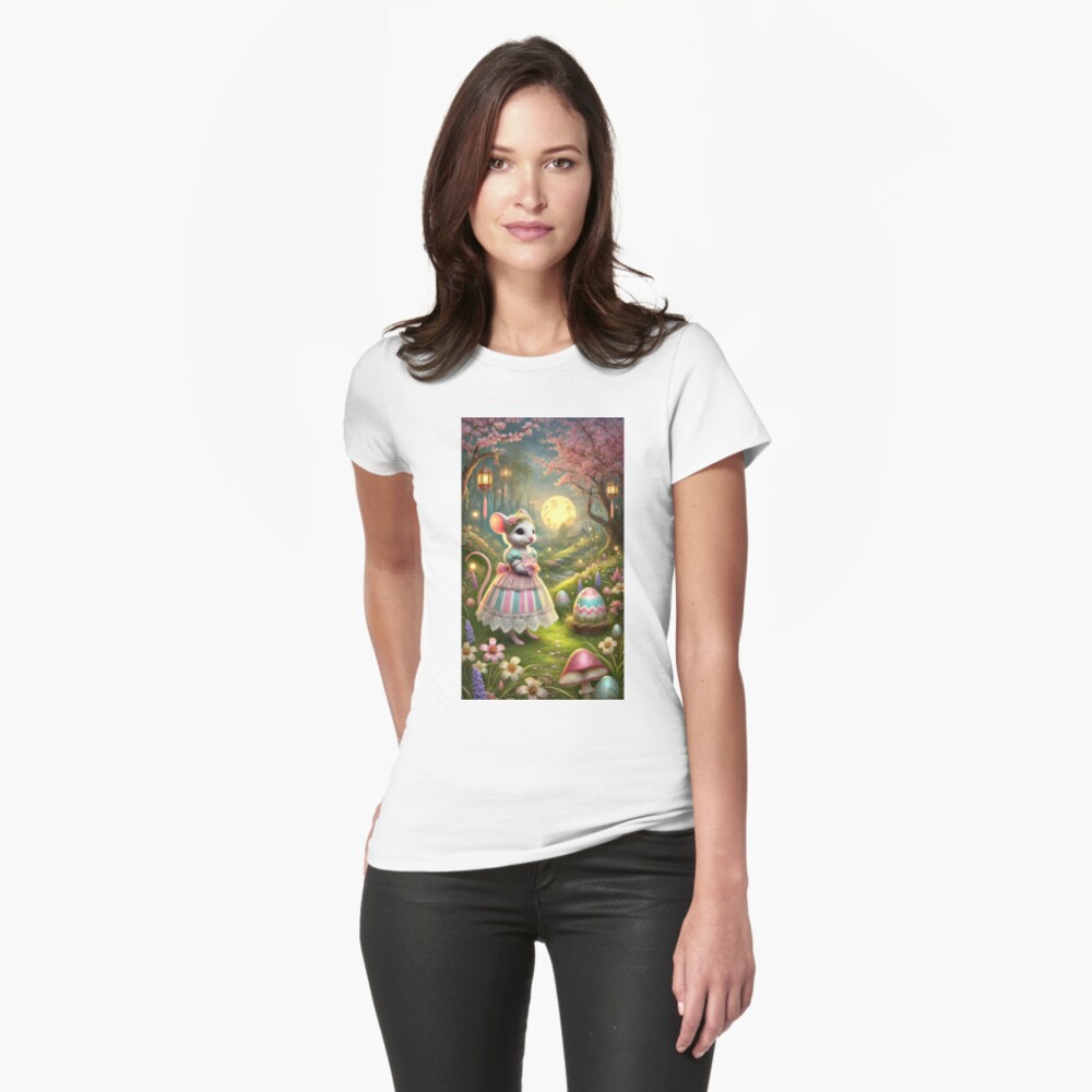 Item preview, Fitted T-Shirt designed and sold by phatpuppyart.