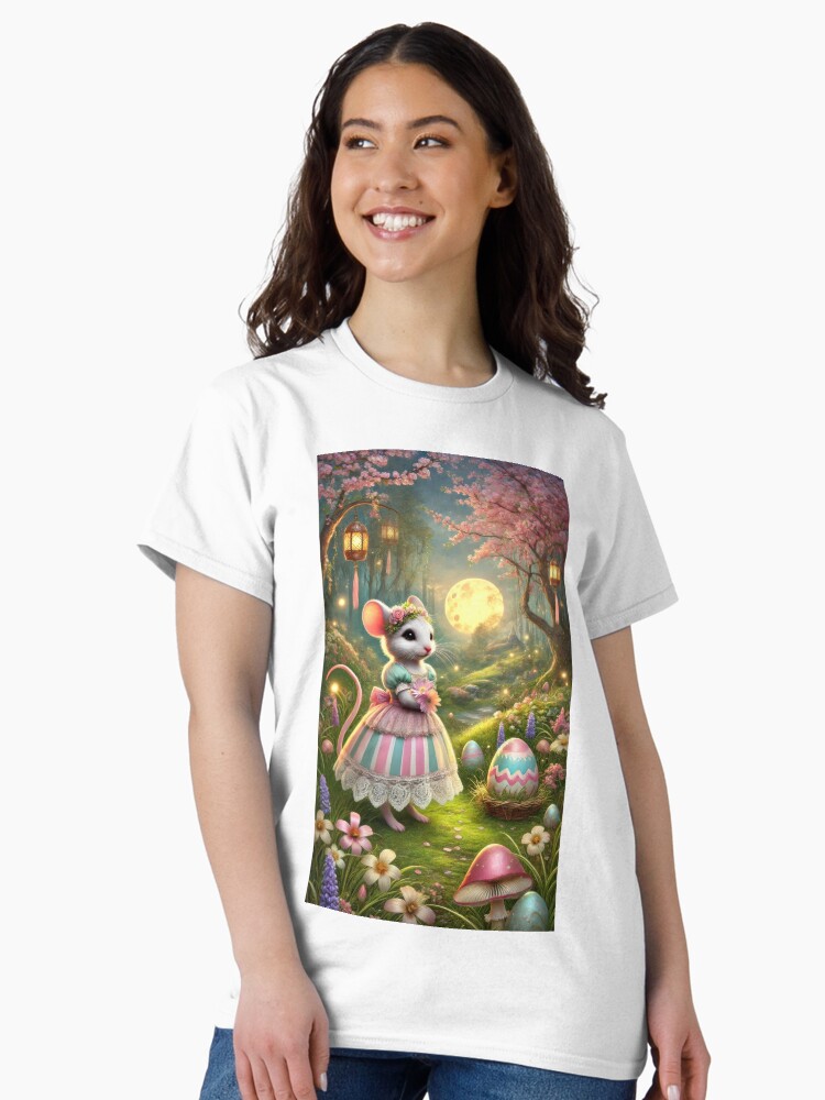 Thumbnail 1 of 7, Classic T-Shirt, Easter Mouse designed and sold by phatpuppyart.