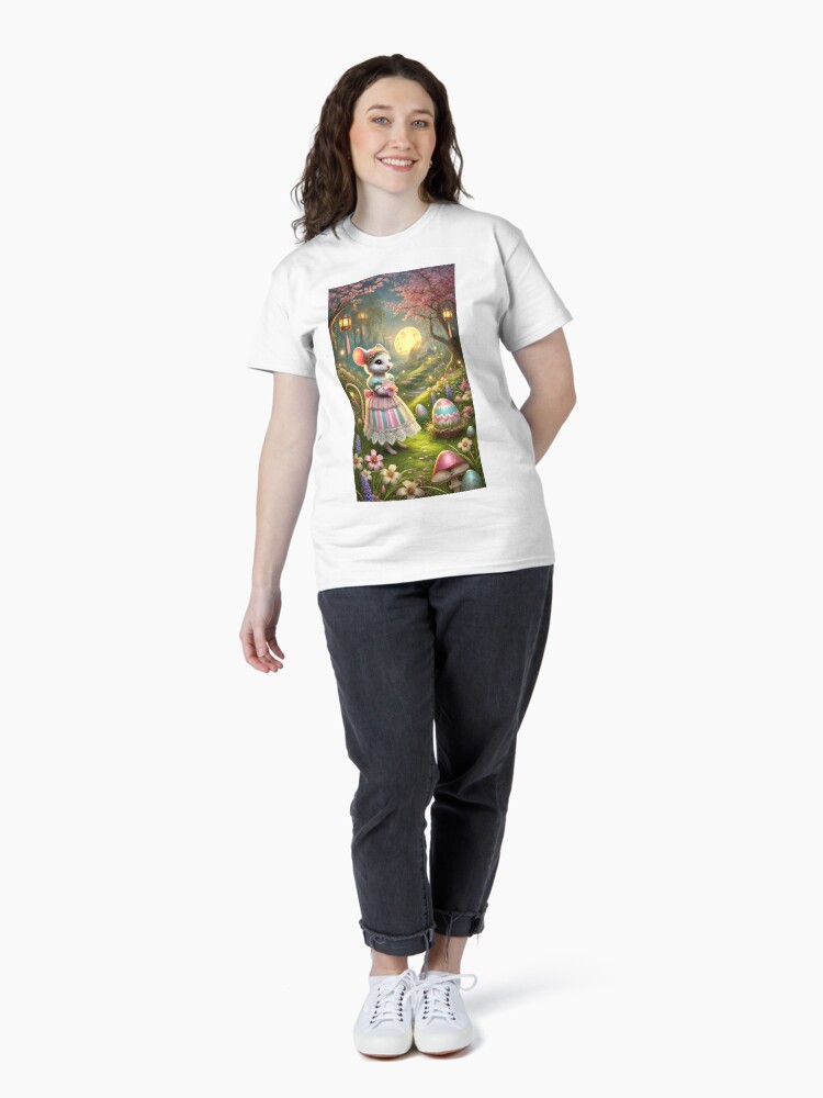 Thumbnail 4 of 7, Classic T-Shirt, Easter Mouse designed and sold by phatpuppyart.