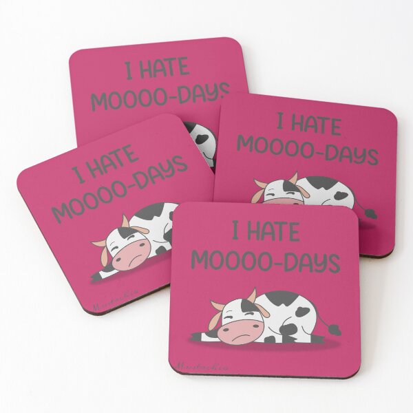 Item preview, I Hate Moooo-Days designed and sold by Mustachio-Draws.