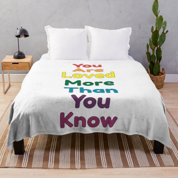 Item preview, You are Loved More than You Know - LGBTQIA Rainbow Pride designed and sold by MoePark.