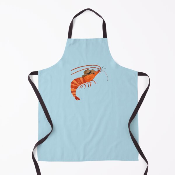 Item preview, Yeehaw Cowboy Shrimp Watercolor designed and sold by Magnolia Valley Art.