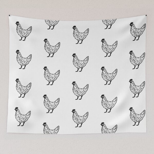 Item preview, Graceful Hen in Farmyard designed and sold by JollyCritters.