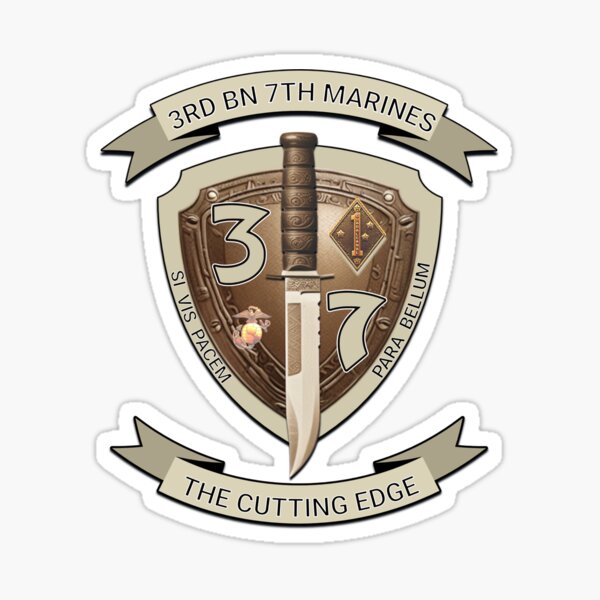 Item preview, 3RD BN 7TH MARINES designed and sold by CDub-Designs.