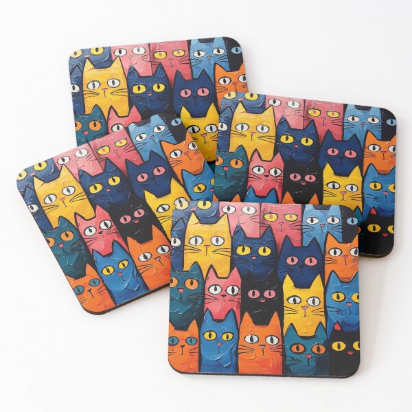 Item preview, Abstract Cats designed and sold by Myra365Art.