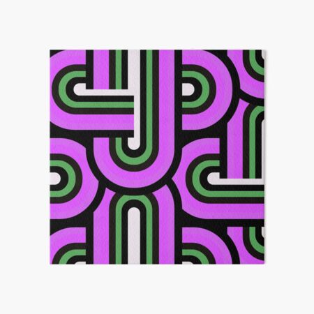 Item preview, Mid-Century Modern Pink, Green And White Retro Design designed and sold by DEC02.