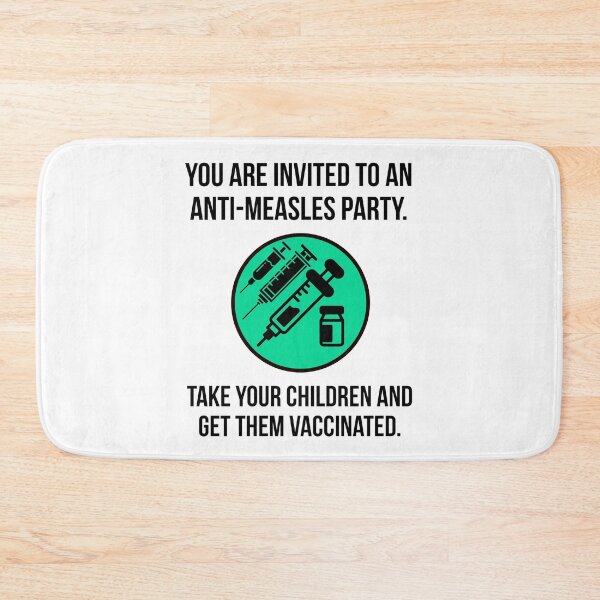 Item preview, Anti-measles party invitation  designed and sold by Rachel the Artist .