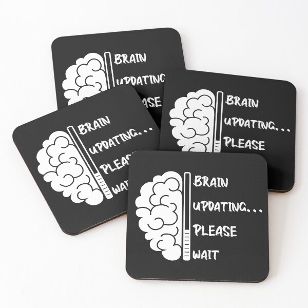 Item preview, Brain updating please wait brainpower mindset designed and sold by ilyanadesign.