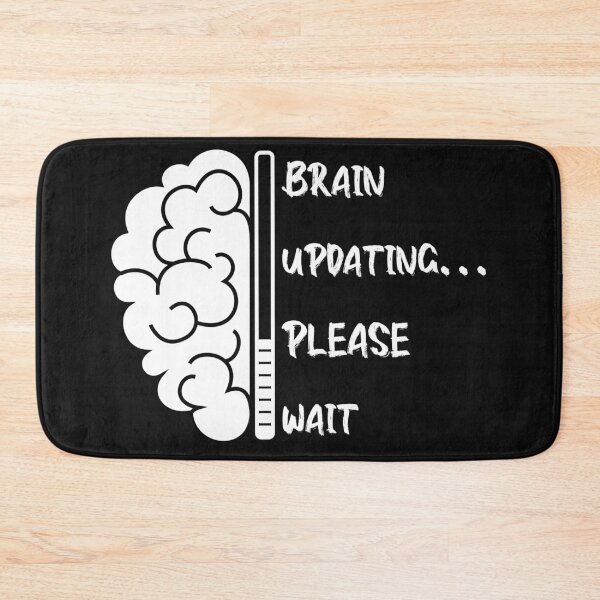 Item preview, Brain updating please wait brainpower mindset designed and sold by ilyanadesign.