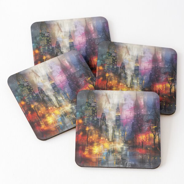 Item preview, Neon Nights in the City designed and sold by NeoNebulaArt.