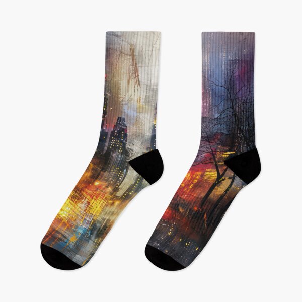Item preview, Neon Nights in the City designed and sold by NeoNebulaArt.