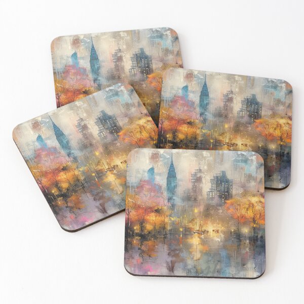 Item preview, Autumn Lights in the City designed and sold by NeoNebulaArt.