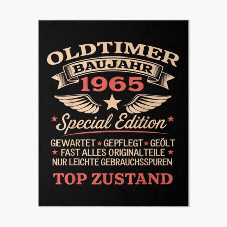 Artikel-Vorschau von 60. Geburtstag Mann Frau 60 Jahre 1965 Deko Lustig Geschenk T-Shirt - Birthday T-Shirt 60 Years Man Woman Women Men, designt und verkauft von MangaMannia.