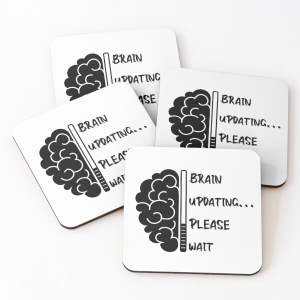 Item preview, Brain updating please wait brainpower mindset designed and sold by ilyanadesign.