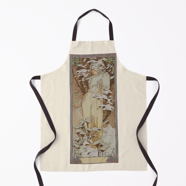 Item preview, Alphonse Mucha - The Seasons - Winter, 1900 designed and sold by elektronen.