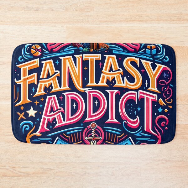 Item preview, Fantasy addict, typography designed and sold by maxmaj.