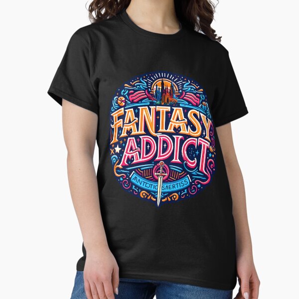 Item preview, Fantasy addict, typography designed and sold by maxmaj.