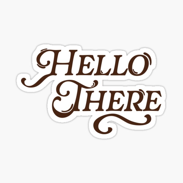 Vista previa del artículo con la obra «Hola a todos», diseñado y vendido por its-breann.